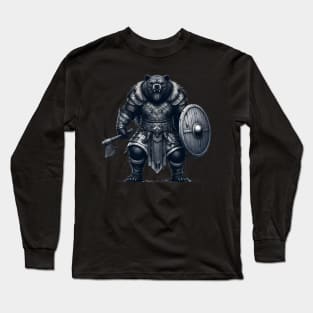 Norse Mythology Viking Warrior Bear Berserker Long Sleeve T-Shirt